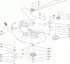 Toro 74419 (Z380) - TimeCutter Z380 Riding Mower, 2007 (270000001-270999999) Ersatzteile SPINDLE AND BELT DRIVE ASSEMBLY