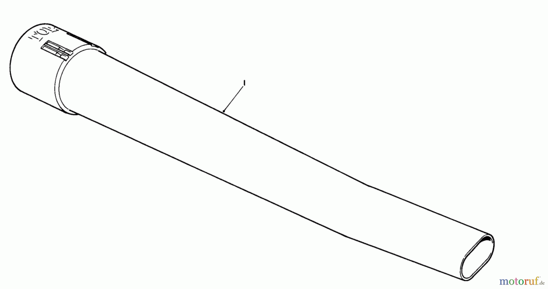  Toro Neu Blowers/Vacuums/Chippers/Shredders 51740 - Toro Mini Blower, 1990 (0000001-0999999) BLOWER TUBE