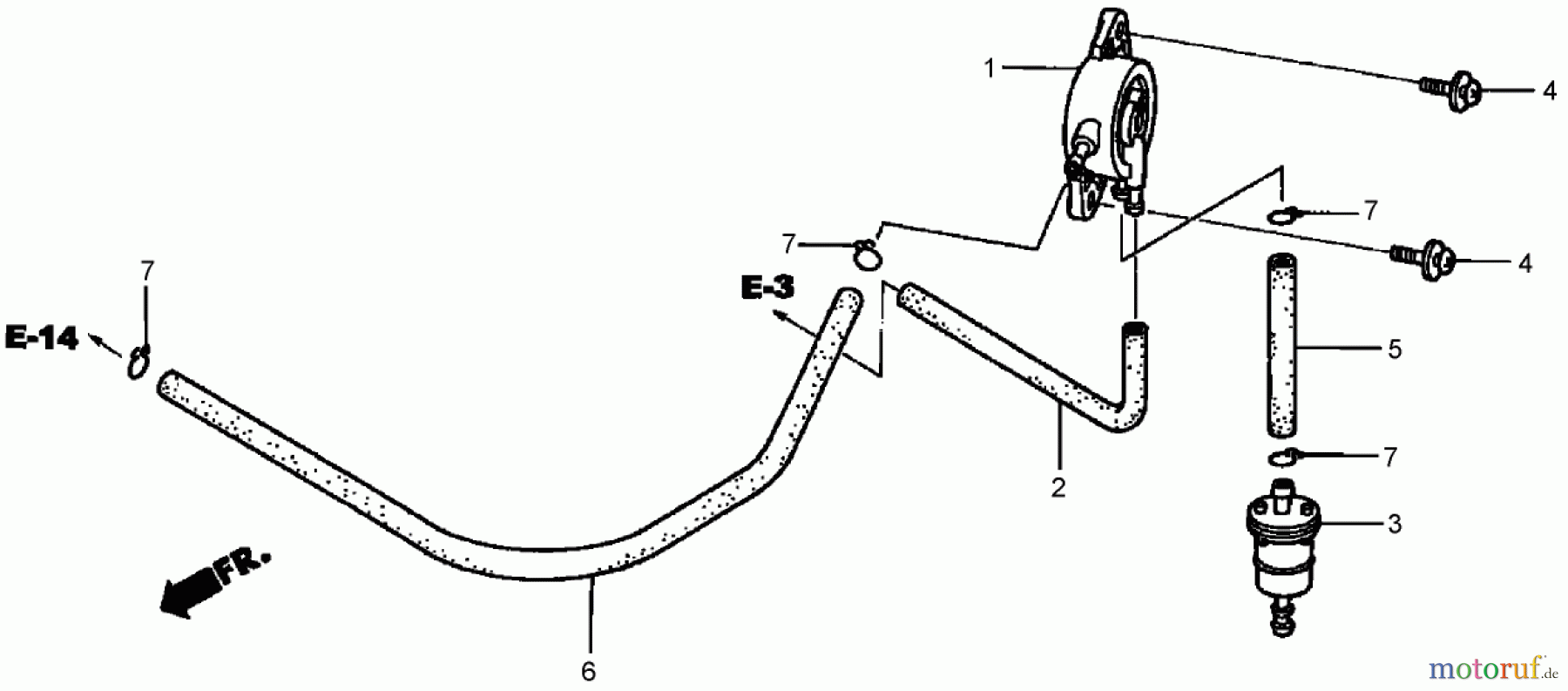 Toro Neu Mowers, Zero-Turn 74425 (Z530) - Toro TimeCutter Z530 Riding Mower, 2007 (270000001-270999999) FUEL PUMP ASSEMBLY HONDA GXV530 EXA2LB