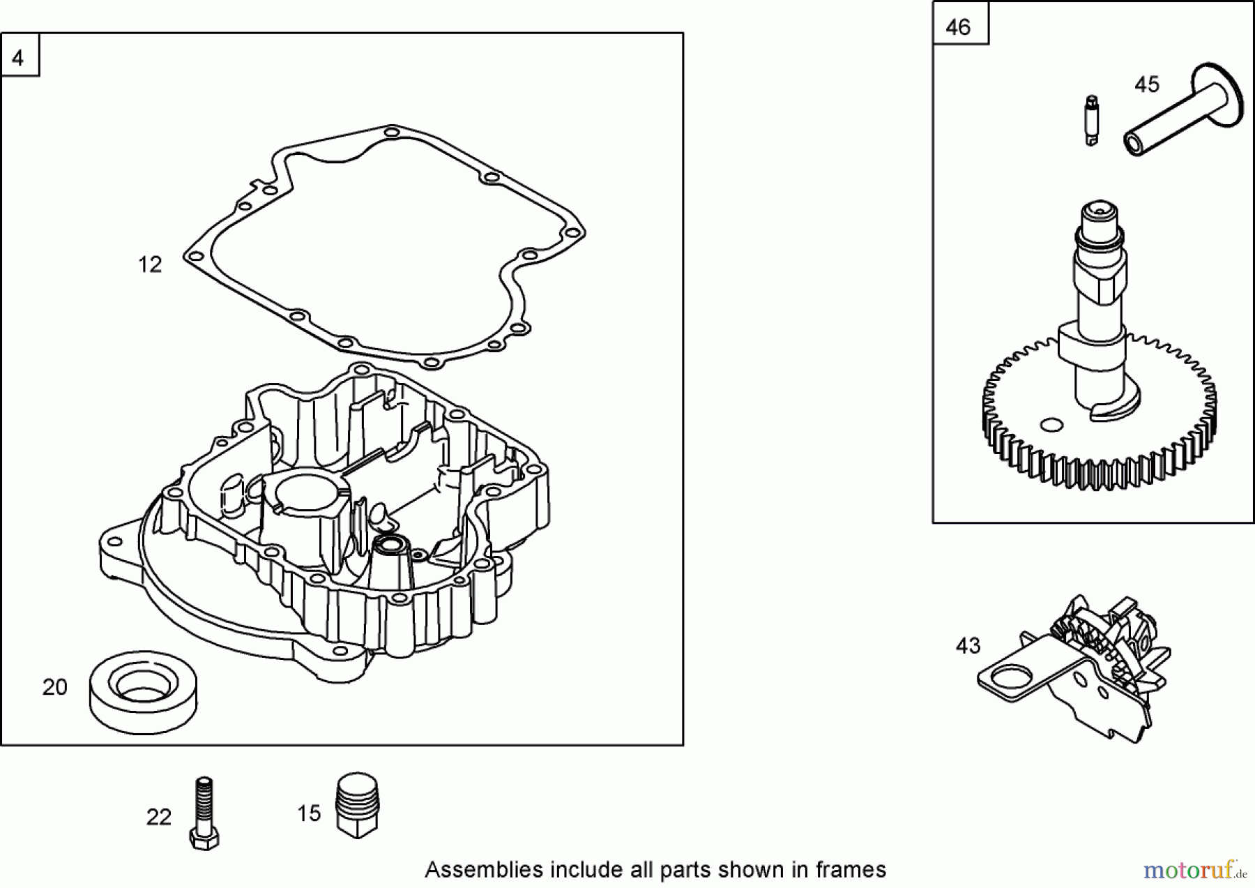 Toro Neu Mowers, Zero-Turn 74432 (ZD380) - Toro TimeCutter ZD380 Riding Mower, 2006 (260000001-260999999) CRANKCASE ASSEMBLY BRIGGS AND STRATTON 31A707-0116-E1