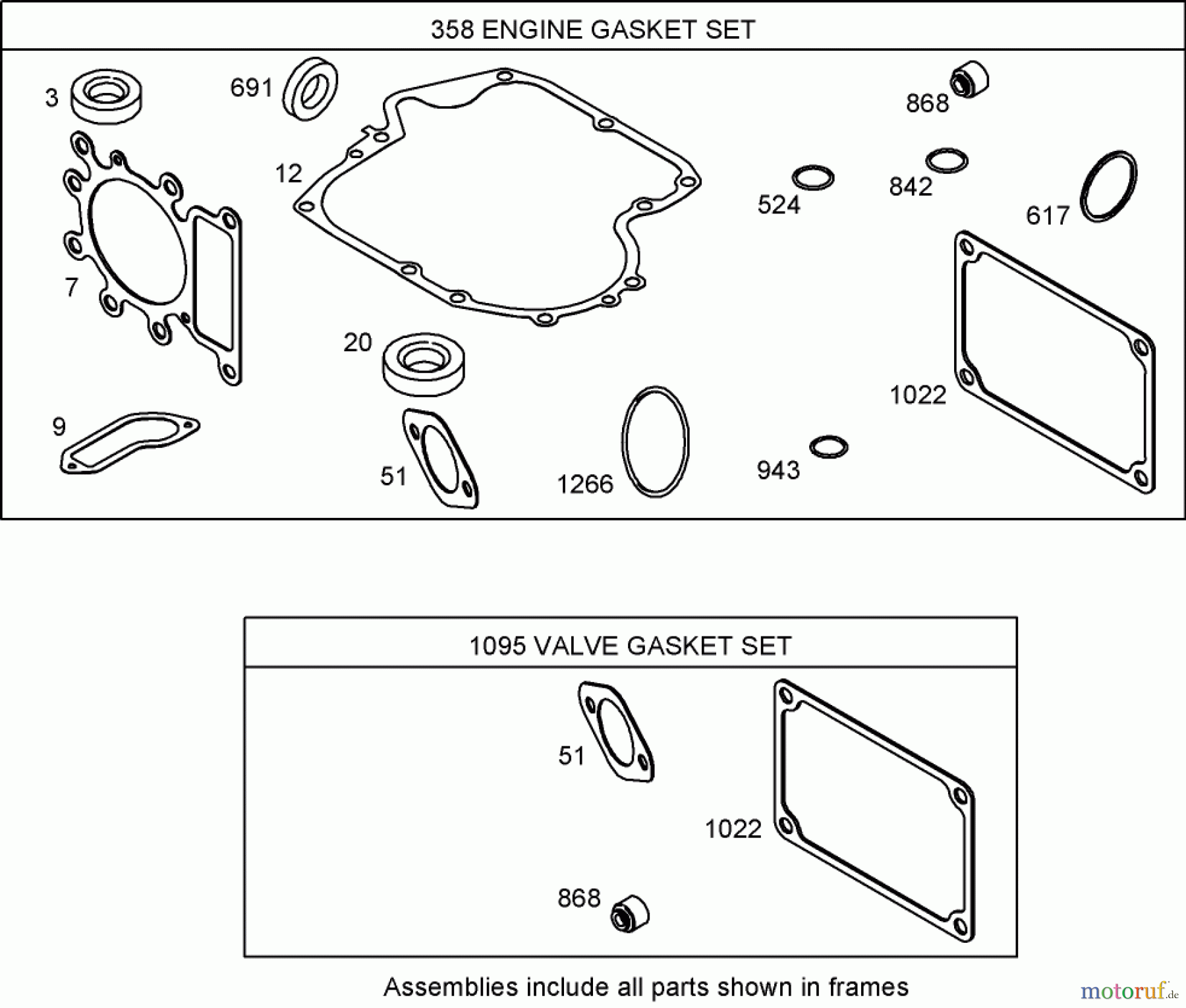  Toro Neu Mowers, Zero-Turn 74433 (ZD420) - Toro TimeCutter ZD420 Riding Mower, 2006 (260000001-260999999) GASKET KIT BRIGGS AND STRATTON 31P777-0125-E1