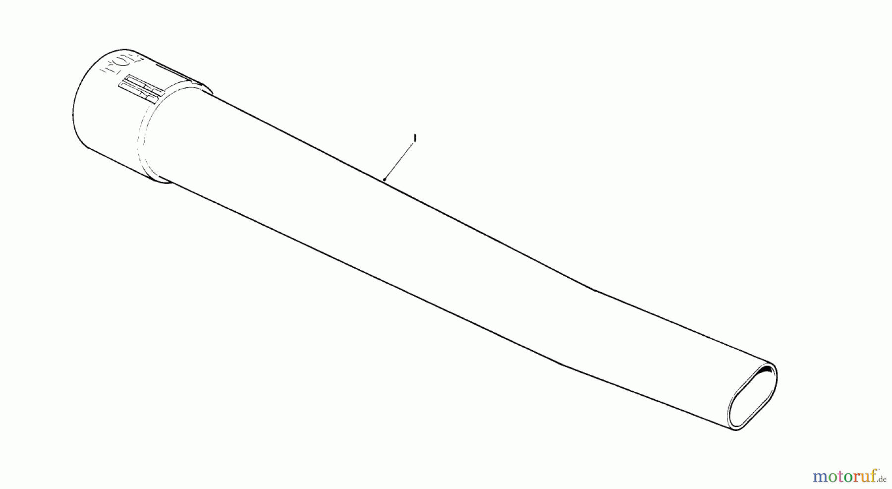 Toro Neu Blowers/Vacuums/Chippers/Shredders 51790 - Toro Mini Blower, With Battery Pack, 1991 (1000001-1999999) BLOWER TUBE