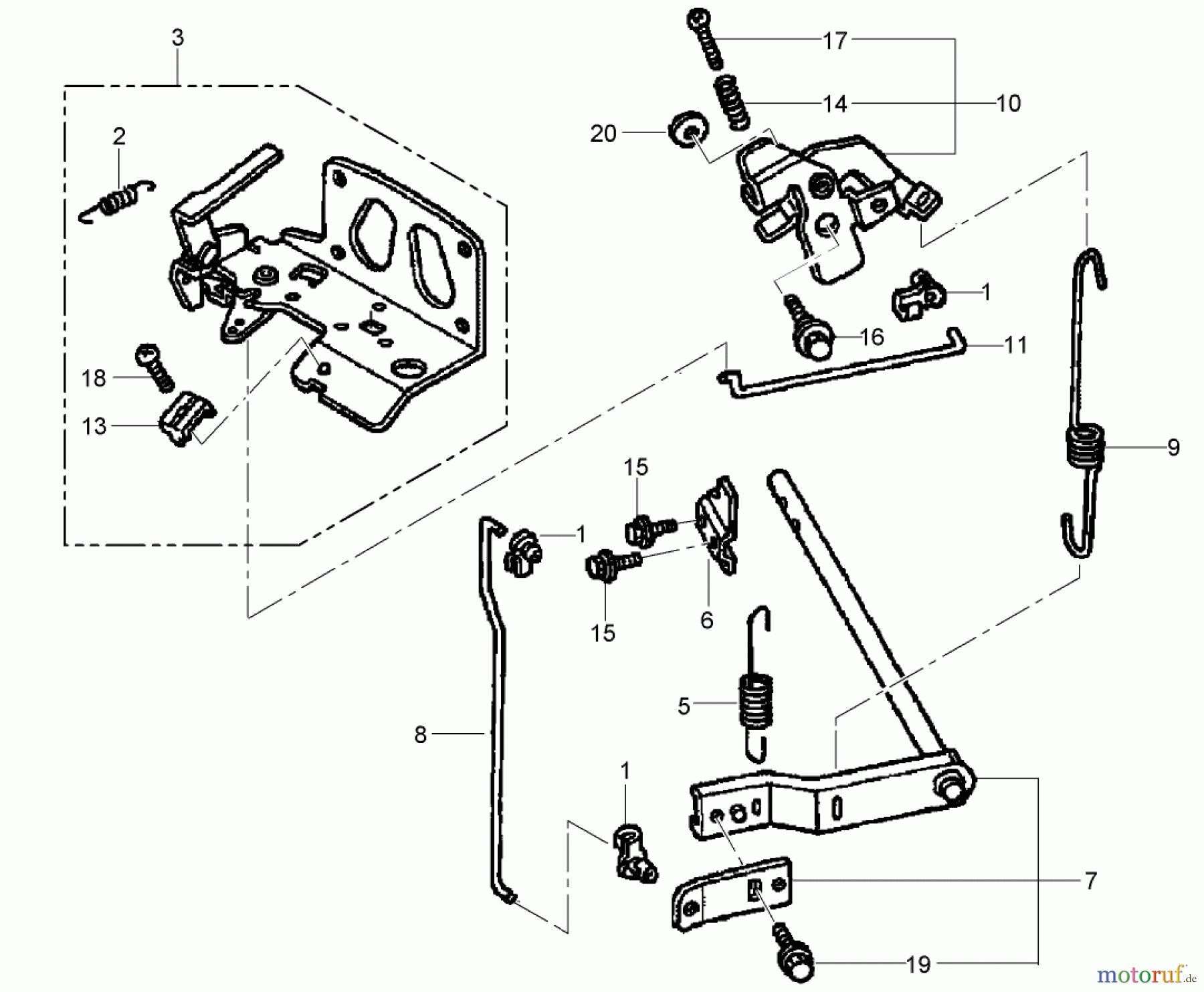 Toro Neu Mowers, Zero-Turn 74434 (ZD530) - Toro TimeCutter ZD530 Riding Mower, 2007 (270000001-270999999) CONTROL ASSEMBLY HONDA GXV530 EXA2