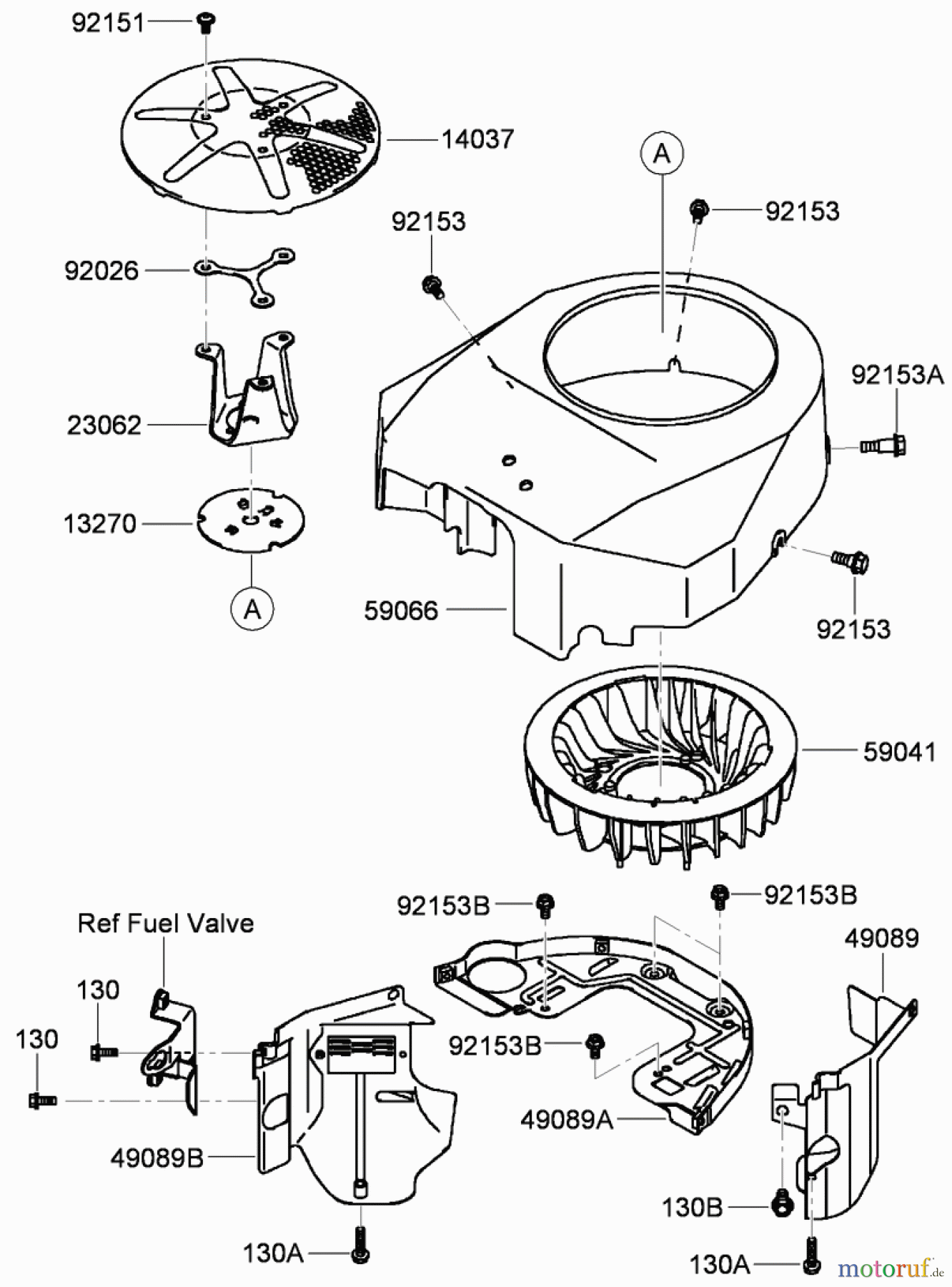 Toro Neu Mowers, Zero-Turn 74437 (ZD420T) - Toro TimeCutter ZD420T Riding Mower, 2011 (311000001-311999999) COOLING EQUIPMENT ASSEMBLY KAWASAKI FH541V-CS50