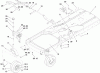 Toro 74437 (ZD420T) - TimeCutter ZD420T Riding Mower, 2009 (290000001-290999999) Ersatzteile FRAME ASSEMBLY