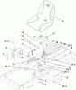 Toro 74437 (ZD420T) - TimeCutter ZD420T Riding Mower, 2009 (290000001-290999999) Ersatzteile SEAT ASSEMBLY