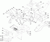 Toro 74437 (ZD420T) - TimeCutter ZD420T Riding Mower, 2009 (290000001-290999999) Ersatzteile STYLING ASSEMBLY
