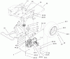 Toro 74501 (Z16-44) - Z16-44 TimeCutter Z Riding Mower, 2001 (210000001-210999999) Ersatzteile HYDRO AND BELT DRIVE ASSEMBLY