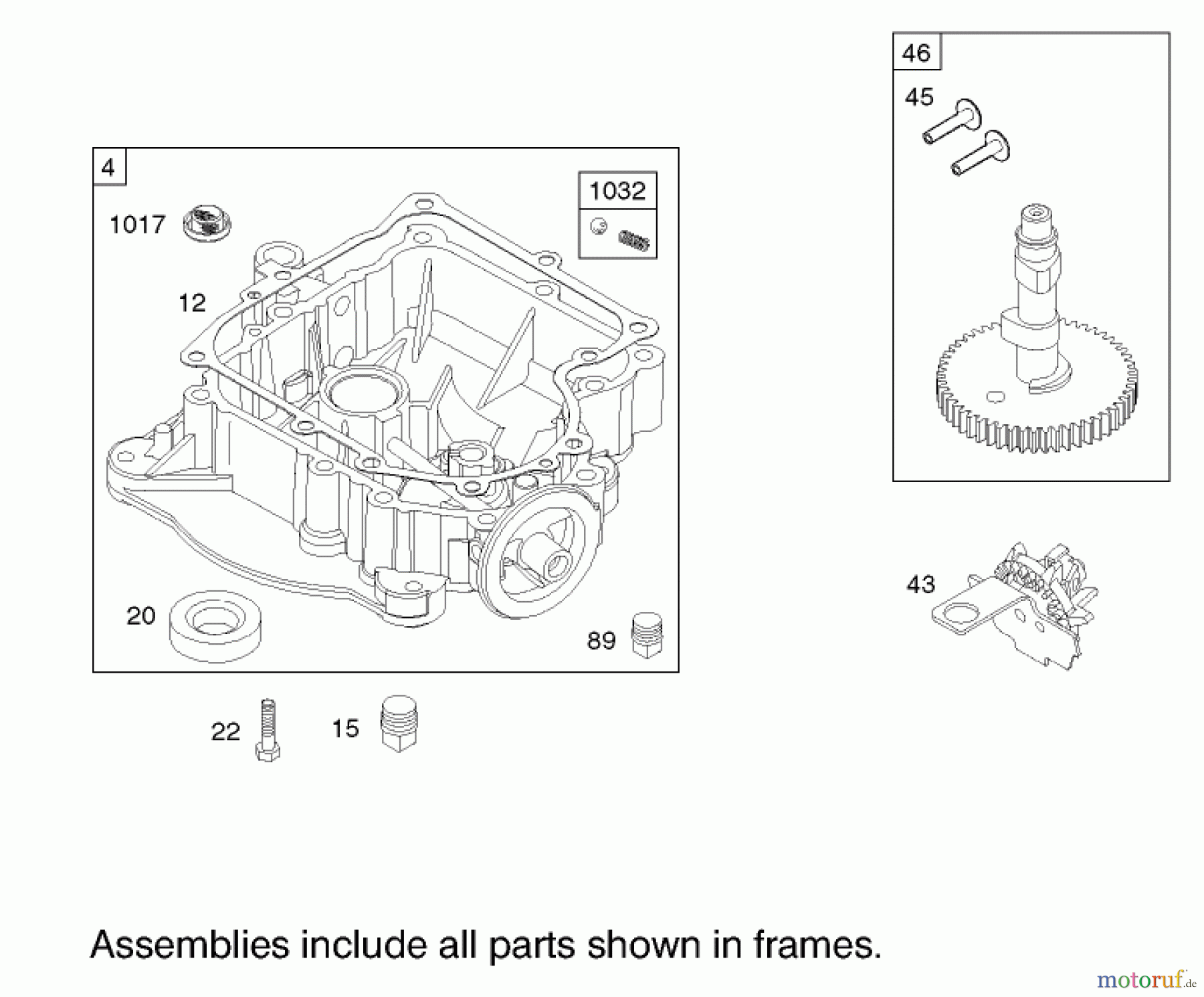 Toro Neu Mowers, Zero-Turn 74502 (Z16-44) - Toro Z16-44 TimeCutter Z Riding Mower, 2002 (220000001-220999999) CRANKCASE ASSEMBLY BRIGGS AND STRATTON 31E777-0126-E1