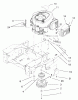 Toro 74502 (Z16-44) - Z16-44 TimeCutter Z Riding Mower, 2002 (220000001-220999999) Ersatzteile ENGINE AND CLUTCH ASSEMBLY