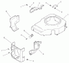 Toro 74601 (Z17-44) - Z17-44 TimeCutter Z Riding Mower, 2001 (210000001-210999999) Ersatzteile BLOWER HOUSING AND BAFFLE ASSEMBLY KOHLER CV 490-27503