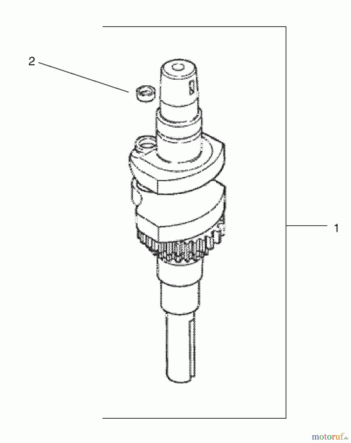Toro Neu Mowers, Zero-Turn 74601 (Z17-44) - Toro Z17-44 TimeCutter Z Riding Mower, 2001 (210000001-210999999) CRANKSHAFT ASSEMBLY KOHLER CV 490-27503