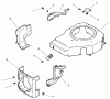 Toro 74601 (Z17-44) - Z17-44 TimeCutter Z Riding Mower, 2002 (220000001-220000912) Ersatzteile BLOWER HOUSING AND BAFFLE ASSEMBLY KOHLER CV 490-27503