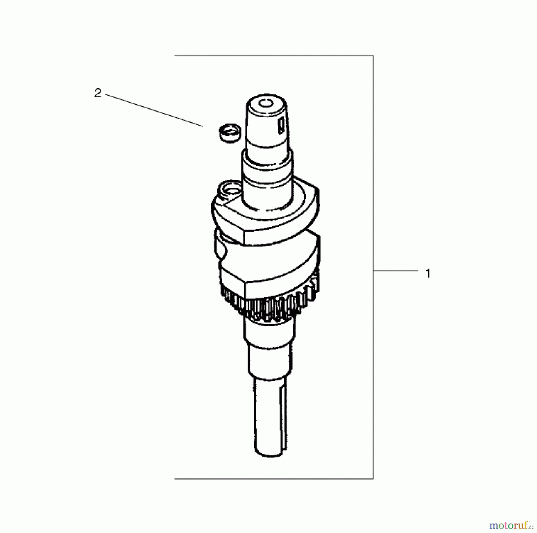 Toro Neu Mowers, Zero-Turn 74601 (Z17-44) - Toro Z17-44 TimeCutter Z Riding Mower, 2002 (220000001-220000912) CRANKSHAFT ASSEMBLY KOHLER CV 490-27503