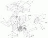 Toro 74601 (Z17-44) - Z17-44 TimeCutter Z Riding Mower, 2002 (220000001-220000912) Ersatzteile HYDRO AND BELT DRIVE ASSEMBLY