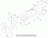 Toro 74622 (4200) - TimeCutter SS 4200 Riding Mower, 2011 (311000001-311999999) Ersatzteile FRAME, FRONT AXLE AND CASTER WHEEL ASSEMBLY