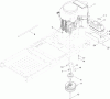 Toro 74624 (4235) - TimeCutter SS 4235 Riding Mower, 2011 (311000001-311999999) Ersatzteile ENGINE, MUFFLER AND CLUTCH ASSEMBLY