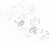 Toro 74628 (4235) - TimeCutter SS 4235 Riding Mower, 2012 (SN 312000001-312999999) Ersatzteile HYDRO TRANSAXLE DRIVE AND REAR WHEEL ASSEMBLY
