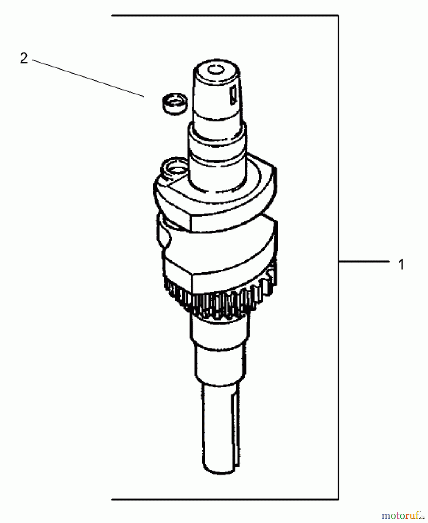 Toro Neu Mowers, Zero-Turn 74701 (17-52ZX) - Toro 17-52ZX TimeCutter ZX Riding Mower, 2003 (230000001-230999999) CRANKSHAFT ASSEMBLY KOHLER CV 490S-27503