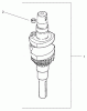 Toro 74701 (Z17-52) - Z17-52 TimeCutter Z Riding Mower, 2001 (210000001-210999999) Ersatzteile CRANKSHAFT ASSEMBLY KOHLER CV 490-27503