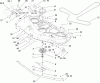 Toro 74702 (18-52ZX) - 18-52ZX TimeCutter ZX Riding Mower, 2004 (240000001-240000199) Ersatzteile 52IN DECK ASSEMBLY