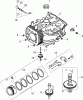 Toro 74702 (18-52ZX) - 18-52ZX TimeCutter ZX Riding Mower, 2004 (240000001-240000199) Ersatzteile CRANKCASE ASSEMBLY KOHLER CV492S-27525