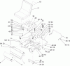 Toro 74702 (18-52ZX) - 18-52ZX TimeCutter ZX Riding Mower, 2004 (240000001-240000199) Ersatzteile MAIN FRAME ASSEMBLY