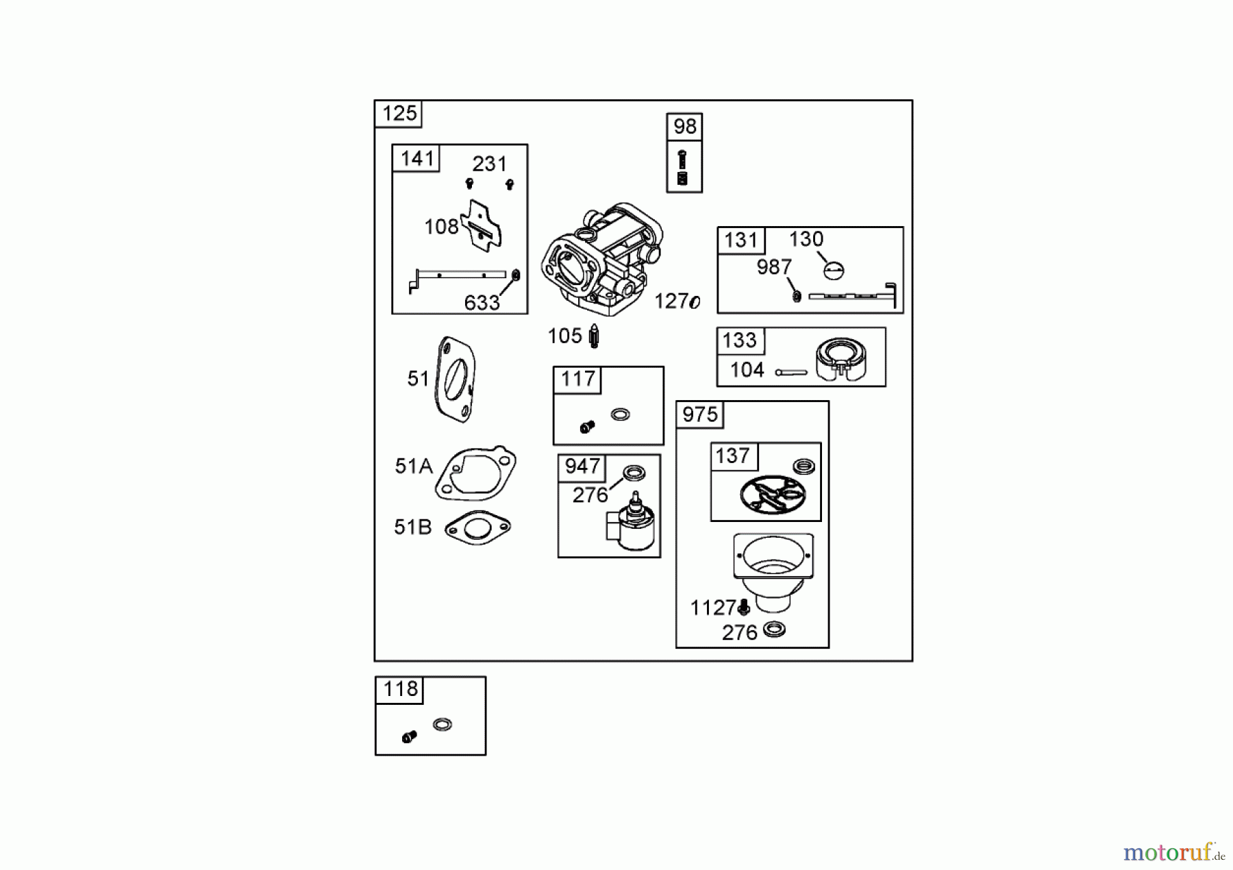 Toro Neu Mowers, Zero-Turn 74704 (ZX480) - Toro TimeCutter ZX480 Riding Mower, 2005 (250000001-250999999) CARBURETOR ASSEMBLY BRIGGS AND STRATTON 406577-0191-E1