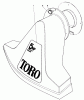 Toro 62911 - 5 hp Lawn Vacuum, 1974 (4000001-4999999) Ersatzteile SNOUT ASSEMBLY (MODELS 62911 & 62922)