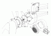 Toro 62923 - 5 hp Lawn Vacuum, 1977 (7000001-7999999) Ersatzteile BLOWER ASSEMBLY (MODEL 62912 & 62923)