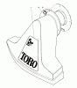 Toro 62923 - 5 hp Lawn Vacuum, 1977 (7000001-7999999) Ersatzteile SNOUT ASSEMBLY (MODELS 62912 & 62923)