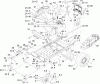Toro 74812 (Z4800) - TITAN Z4800 Zero-Turn-Radius Riding Mower, 2007 (270000001-270999999) Ersatzteile FRAME ASSEMBLY