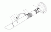 Toro 62923 - 5 hp Lawn Vacuum, 1977 (7000001-7999999) Ersatzteile VACUUM HOSE KIT (MODEL 59085)