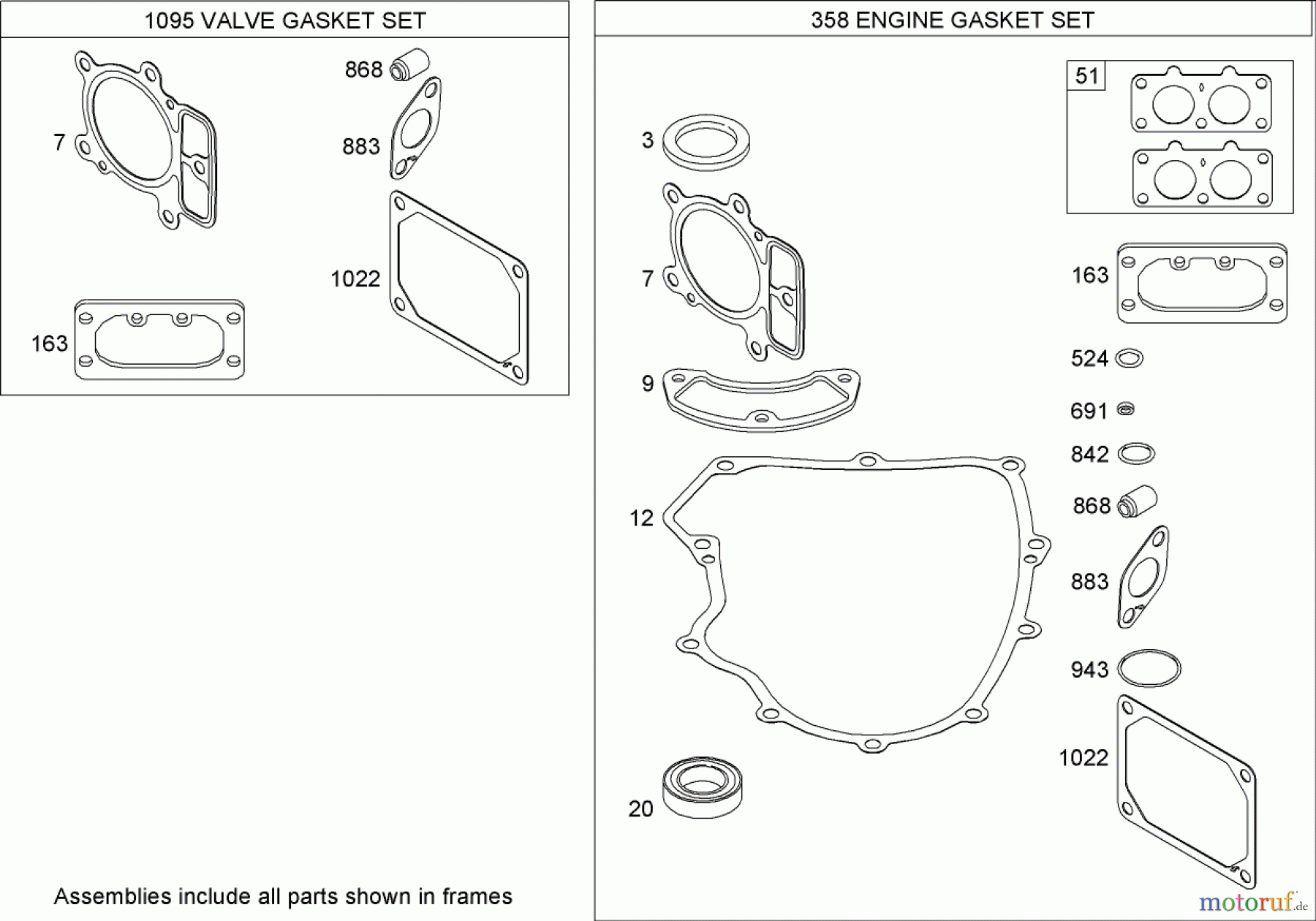 Toro Neu Mowers, Zero-Turn 74812 (Z4800) - Toro TITAN Z4800 Zero-Turn-Radius Riding Mower, 2007 (270000001-270999999) GASKET SET BRIGGS AND STRATTON 44K777-0123-E1