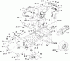 Toro 74816 (Z4800) - TITAN Z4800 Zero-Turn-Radius Riding Mower, 2008 (280000001-280999999) Ersatzteile FRAME ASSEMBLY