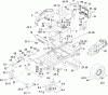 Toro 74818 (Z5200) - TITAN Z5200 Zero-Turn-Radius Riding Mower, 2008 (280000001-280999999) Ersatzteile FRAME ASSEMBLY