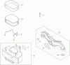 Toro 74822 (ZX5400) - TITAN ZX5400 Zero-Turn-Radius Riding Mower, 2009 (290000001-290999999) Ersatzteile AIR INTAKE AND FILTRATION ASSEMBLY KOHLER SV820-0015