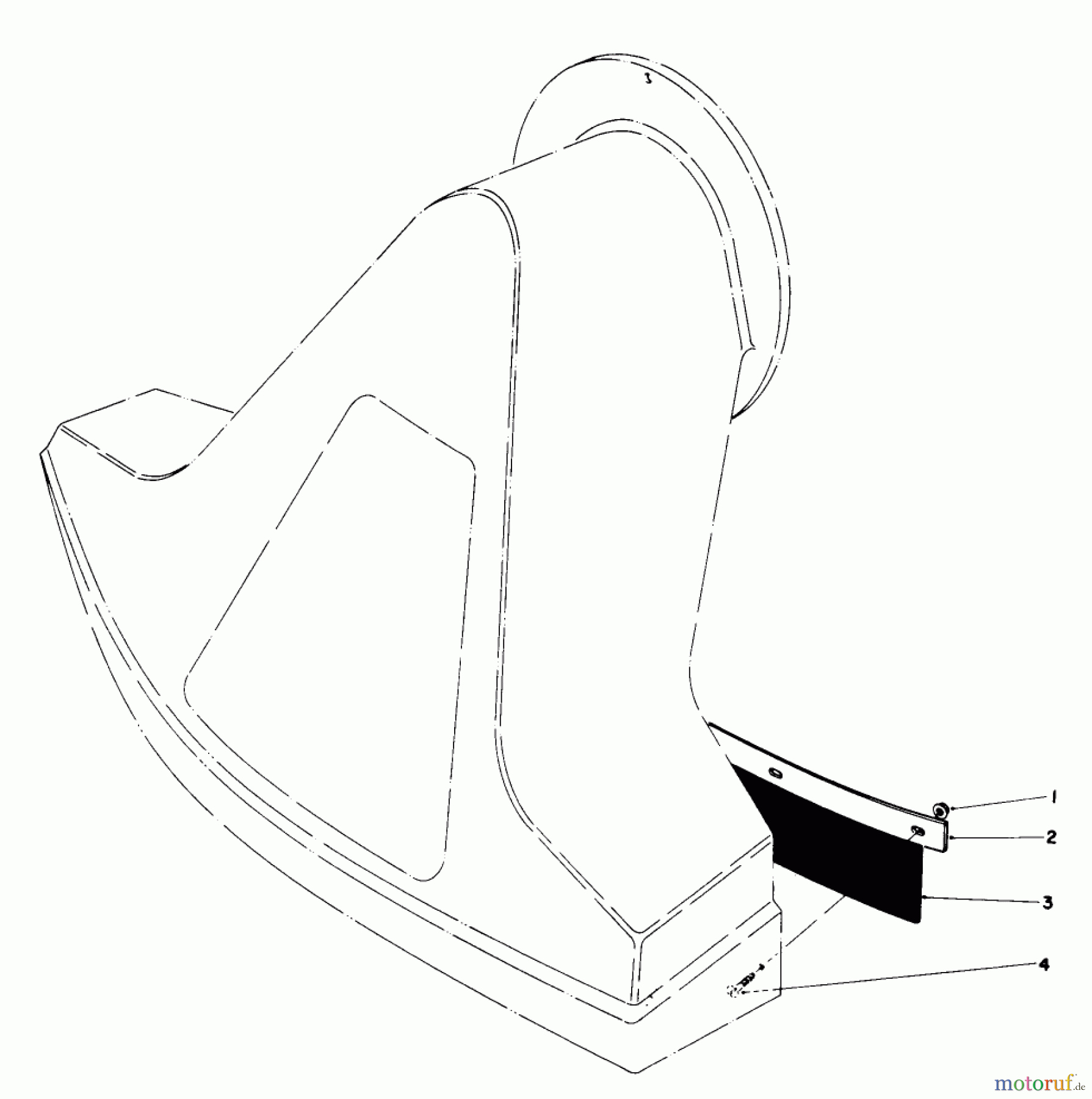 Toro Neu Blowers/Vacuums/Chippers/Shredders 62923 - Toro 5 hp Lawn Vacuum, 1979 (9000001-9999999) FLAP KIT (MODEL 59086)