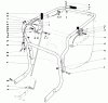 Toro 62923 - 5 hp Lawn Vacuum, 1979 (9000001-9999999) Ersatzteile HANDLE ASSEMBLY (MODEL 62923)