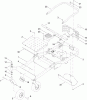 Toro 74840 (ZX5020) - TITAN ZX5020 Zero-Turn-Radius Riding Mower, 2011 (311000001-311999999) Ersatzteile MAIN FRAME ASSEMBLY