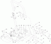 Toro 74841 (ZX4820) - TITAN ZX4820 Zero-Turn-Radius Riding Mower, 2011 (311000001-311999999) Ersatzteile ROLL-OVER PROTECTION SYSTEM ASSEMBLY