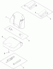 Toro 74871 (MX4880) - TITAN MX4880 Zero-Turn-Radius Riding Mower, 2011 (311000001-311999999) Ersatzteile SEAT ASSEMBLY NO. 116-0038