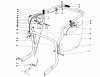 Toro 62912 - 5 hp Lawn Vacuum, 1981 (1000001-1999999) Ersatzteile HANDLE ASSEMBLY (MODEL 62923)