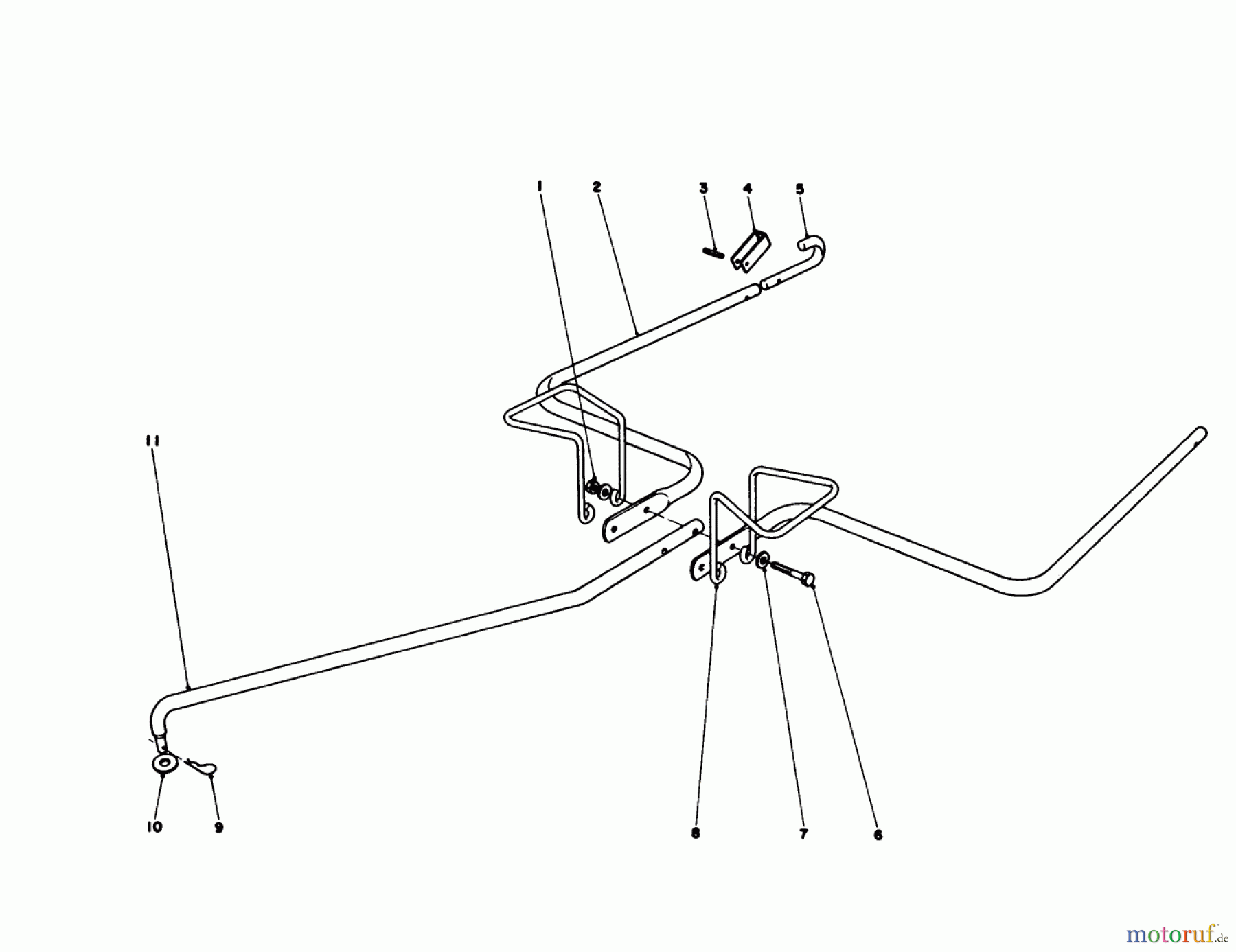  Toro Neu Blowers/Vacuums/Chippers/Shredders 62923 - Toro 5 hp Lawn Vacuum, 1981 (1000001-1999999) HITCH KIT (MODEL 59087)