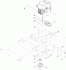 Toro 74872 (MX5480) - TITAN MX5480 Zero-Turn-Radius Riding Mower, 2011 (311000001-311999999) Ersatzteile ENGINE, MUFFLER AND CLUTCH ASSEMBLY
