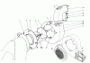 Toro 62912 - 5 hp Lawn Vacuum, 1983 (3000001-3999999) Ersatzteile BLOWER ASSEMBLY (MODEL 62912 & 62923)