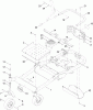Toro 74873 (MX6080) - TITAN MX6080 Zero-Turn-Radius Riding Mower, 2012 (SN 312000001-312999999) Ersatzteile MAIN FRAME ASSEMBLY