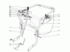 Toro 62912 - 5 hp Lawn Vacuum, 1983 (3000001-3999999) Ersatzteile CONTROLS AND HANDLE ASSEMBLY (MODEL 62912)