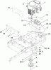 Toro 74914 (ZX5400) - TITAN ZX5400 Zero-Turn-Radius Riding Mower, 2010 (310000001-310999999) Ersatzteile ENGINE, CLUTCH AND EXHAUST ASSEMBLY