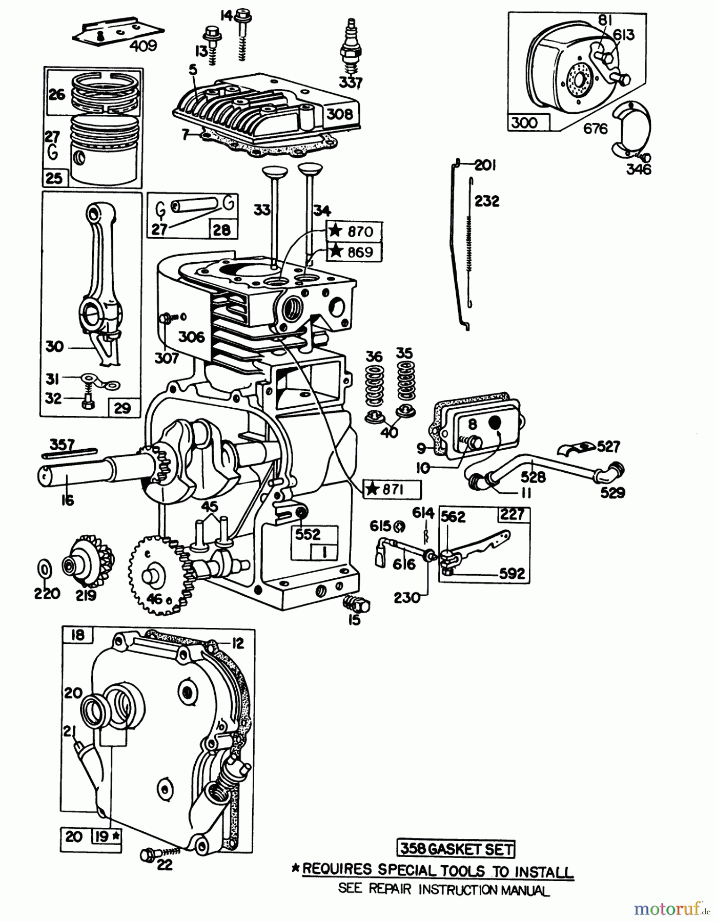 Toro Neu Blowers/Vacuums/Chippers/Shredders 62912 - Toro 5 hp Lawn Vacuum, 1982 (2000001-2999999) ENGINE MODEL NO. 130202 TYPE 0600-01 BRIGGS & STRATTON